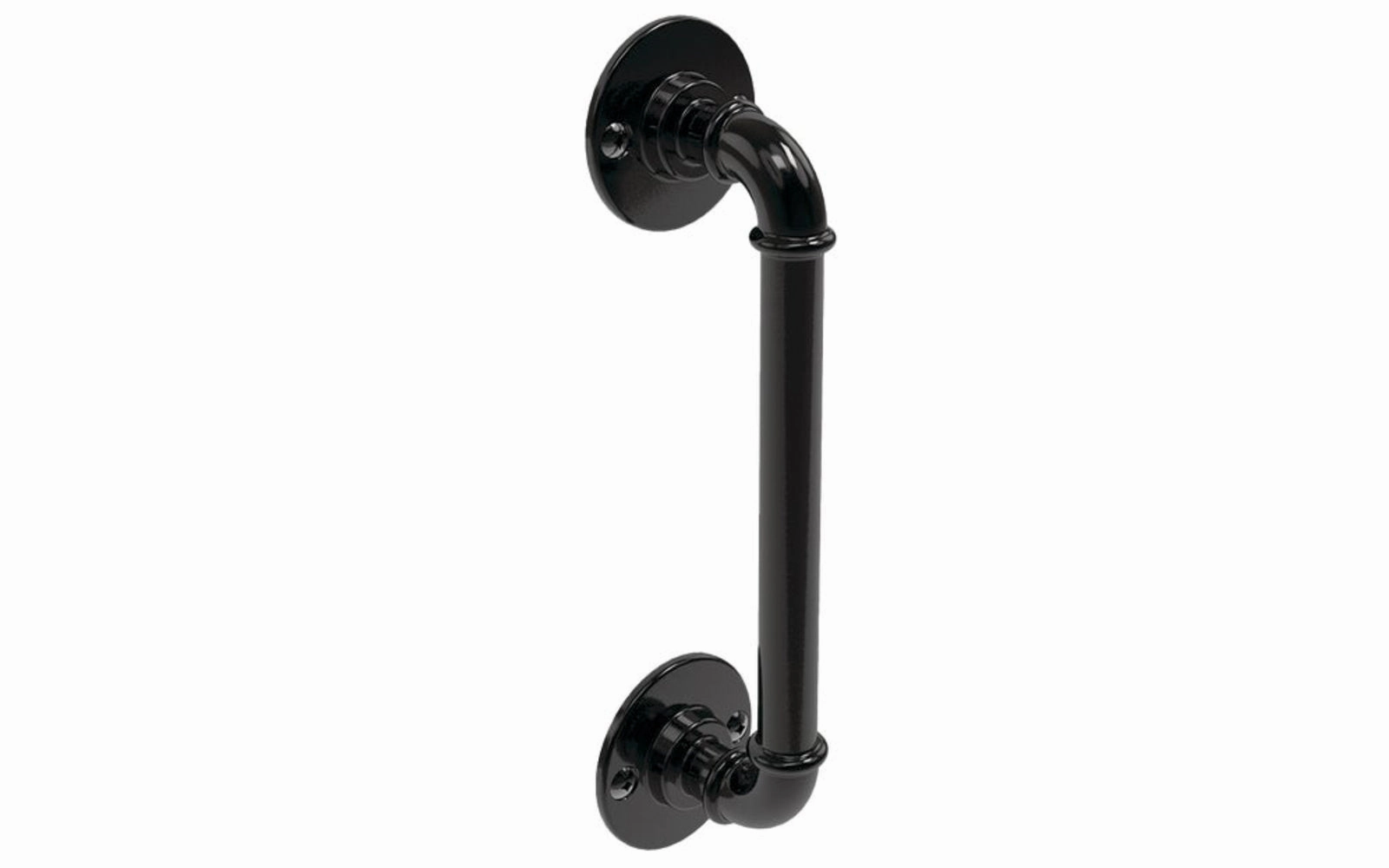 10-1/2" Black Finish Industrial Pipe Handle