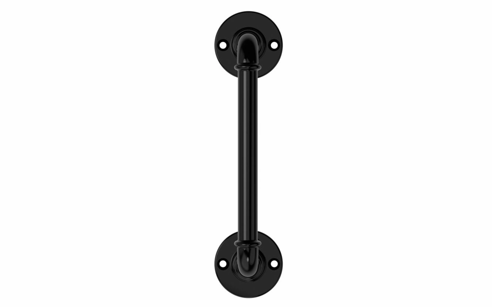 10-1/2" Black Finish Industrial Pipe Handle