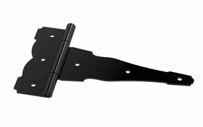 10" Black Finish Ornamental T-Hinge