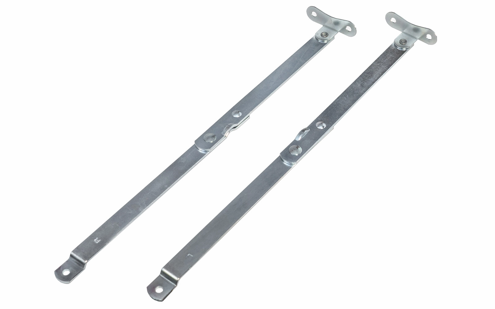 10" Steel Support Hinge - 1 Set ~ Anochrome Finish