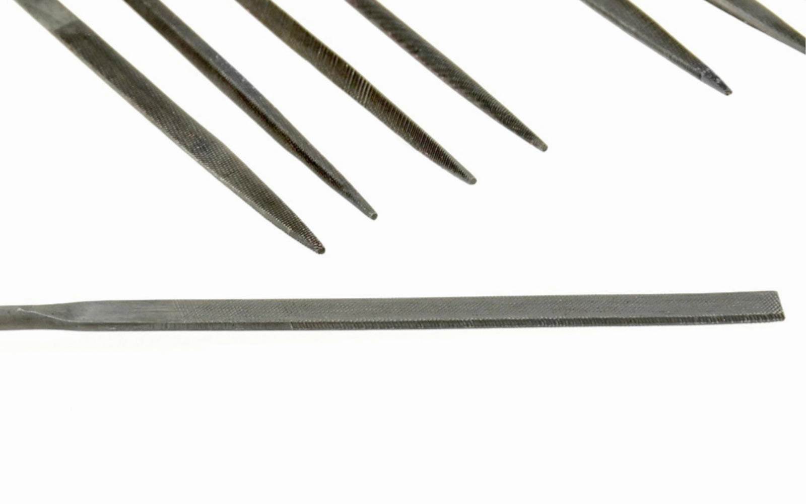 12-PC Fine Cut Needle File Set - 3 mm x 140 mm