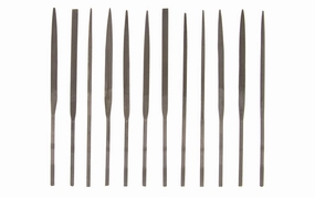 12-PC Fine Cut Needle File Set - 3 mm x 140 mm