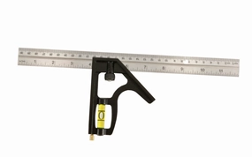 12" Heavy Duty Inch/Metric Stainless Combo Square