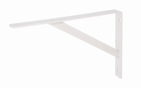 12" White Heavy Duty L-Bracket - 208 WH 300