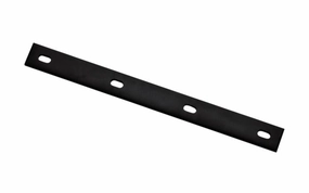 16" x 1-1/2" Black Finish Mending Plate