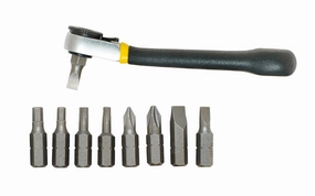 19-Piece Ratcheting Offset Screwdriver Set