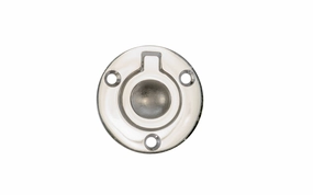 1-1/2" Diameter Flush Ring Rull - Chrome Finish