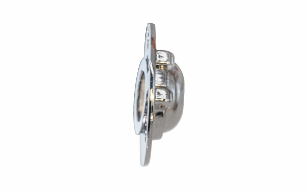 1-1/2" Diameter Flush Ring Rull - Chrome Finish