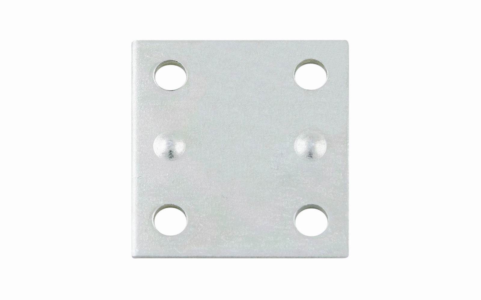 1-1/2" x 1-3/8" Zinc-Plated Mending Plates - 4 Pack