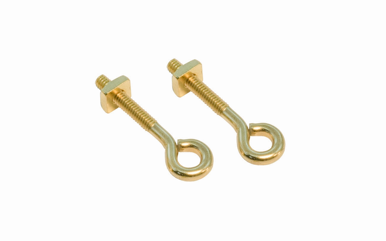 1-1/8" Eyelet Posts & Nuts for Drop Pulls - Pair
