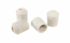 1/2" White/Beige Rubber Leg Tips