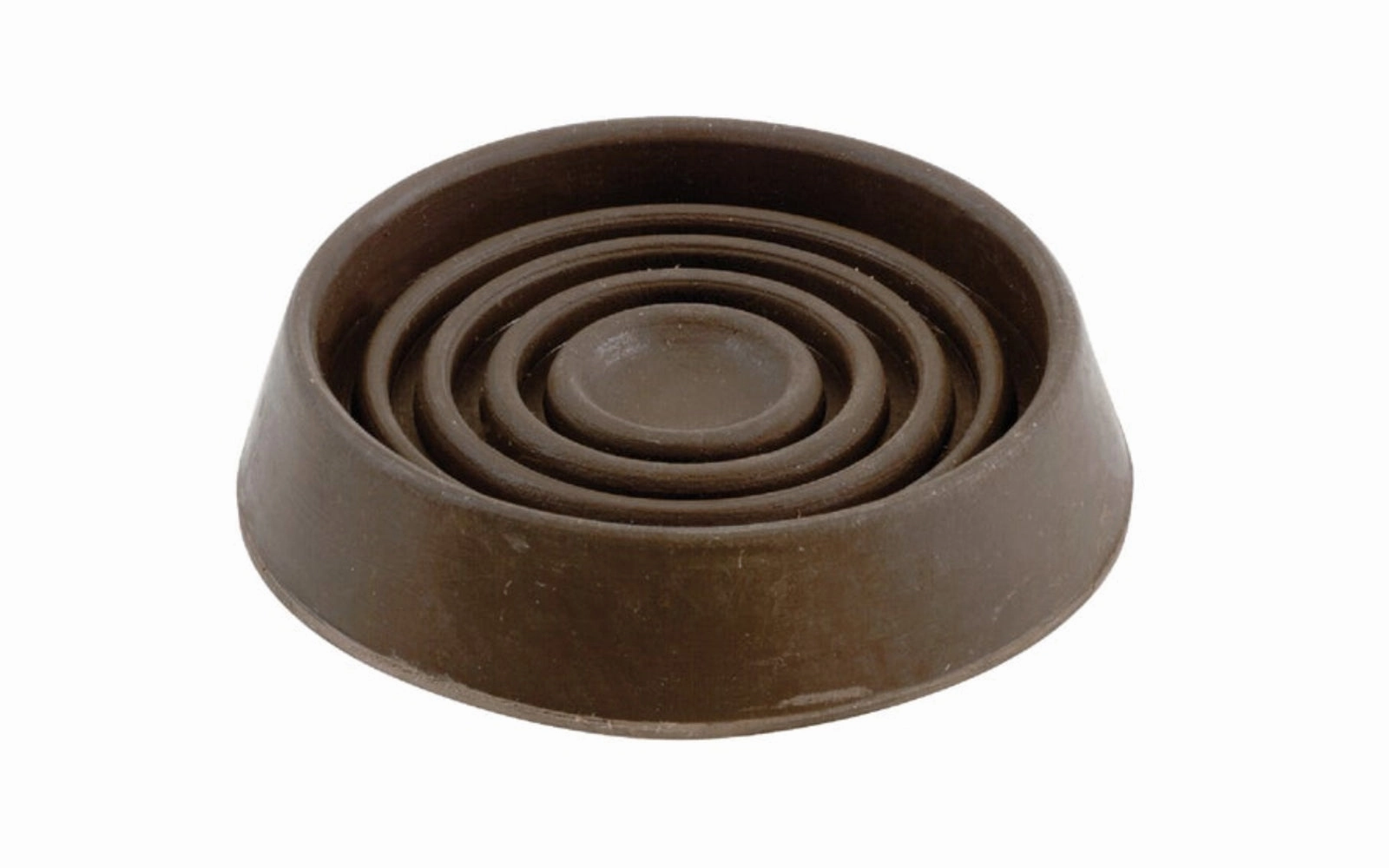 1-3/4" Brown Color Round Rubber Cups - 4 Pack