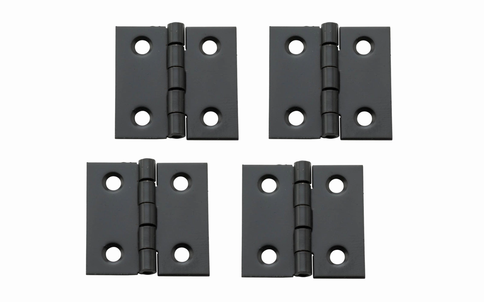 1" x 1" Oil Rubbed Bronze Hinges ~ 4 Pack