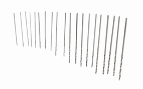 20-PC HSS Twist Drill Set - Wire Gauge #61-80
