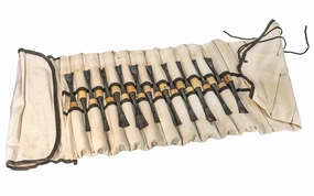 20-Piece Carving Set with Canvas Roll