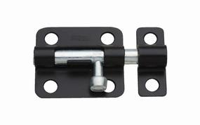 2-1/2" Black Finish Barrel Bolt