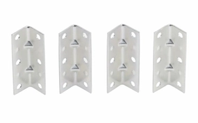 2-1/2" x 3/4" Zinc-Plated Corner Braces - 4 Pack