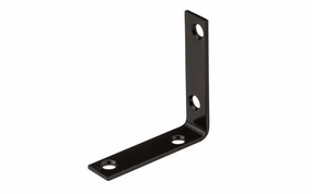 2-1/2" x 5/8" Black Finish Corner Brace
