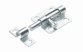2-1/2" Zinc-Plated Barrel Bolt