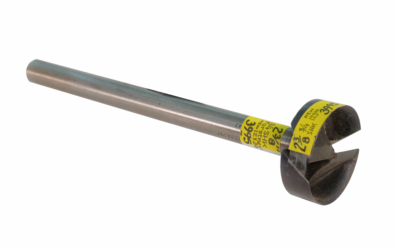 2-3/8" Forstner Bit, Long Length - 3/4" Shank