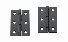2" x 1-3/8" Oil Rubbed Bronze Hinges ~ 2 Pack
