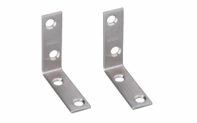 2" x 5/8" Stainless Corner Braces - 2 Pack