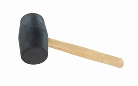 32 oz Black Rubber Mallet