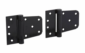 3-1/2" Auto-Close HD Black Finish Gate Hinges