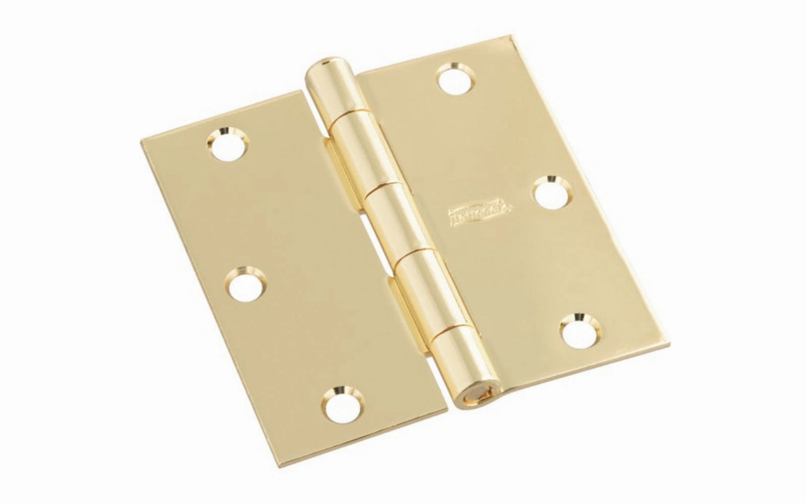 3-1/2" Bright Brass Door Hinge