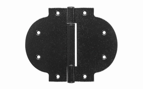 3-1/2" HD Black Finish Arched T-Hinge
