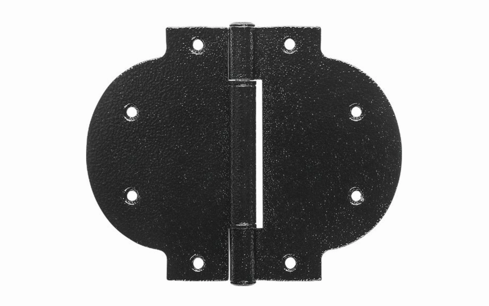 3-1/2" HD Black Finish Arched T-Hinge