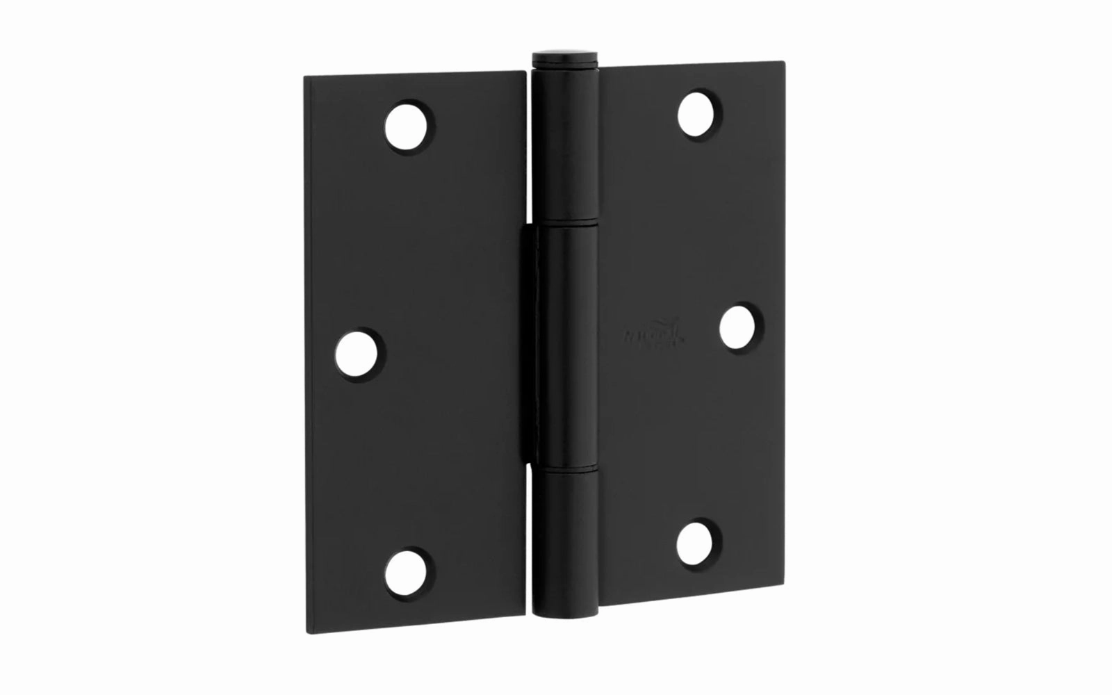 3-1/2" Matte Black "Squeak Guard" Door Hinges