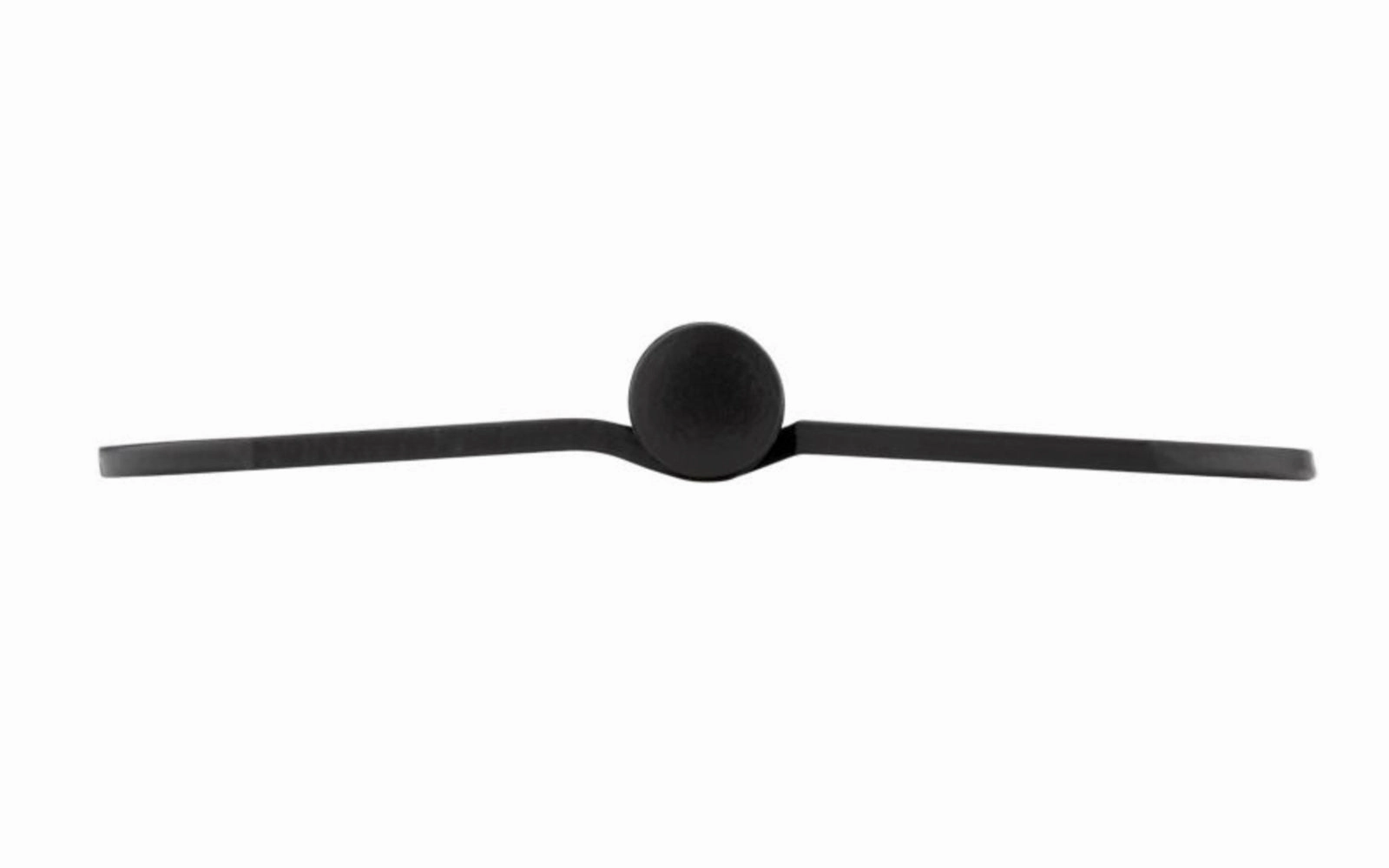 3-1/2" Matte Black Squeak Guard Hinges, 5/8" Rad.