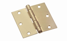 3-1/2" Satin Brass Door Hinge