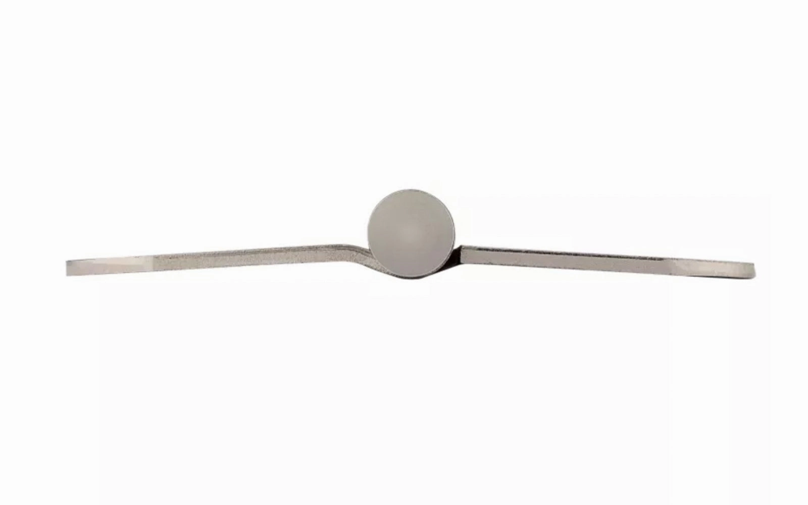 3-1/2" Satin Nickel "Squeak Guard" Door Hinges, 5/8" Radius - 3 Pack