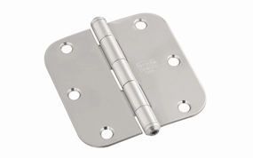 3-1/2" Stainless Door Hinge - 5/8" Radius
