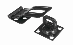 3-1/4" Black Swivel Safety Hasp