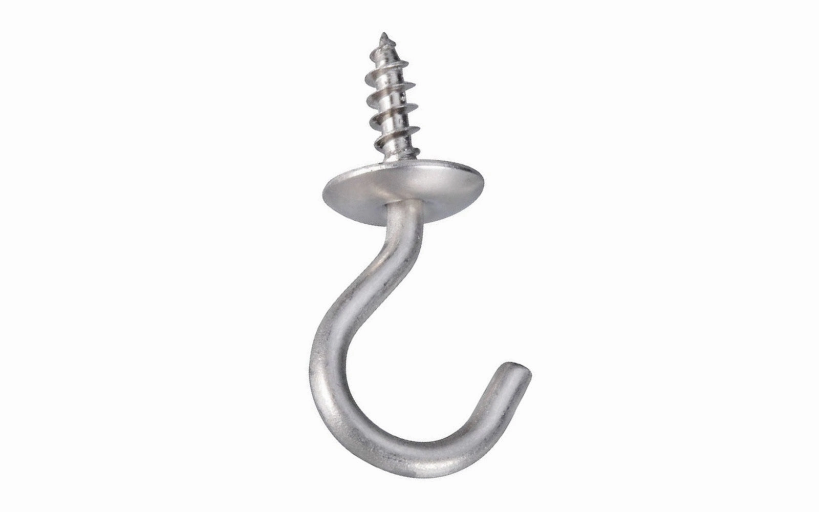3/4" Stainless Cup Hooks - 4 Pack