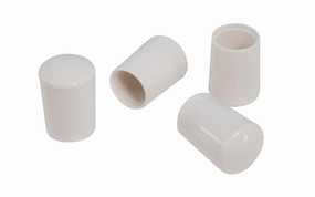 3/4" White Hi-Plastic Leg Tips
