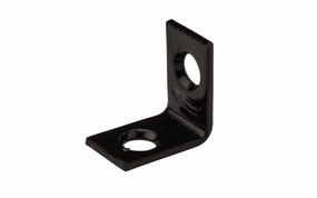 3/4" x 1/2" Black Finish Corner Brace