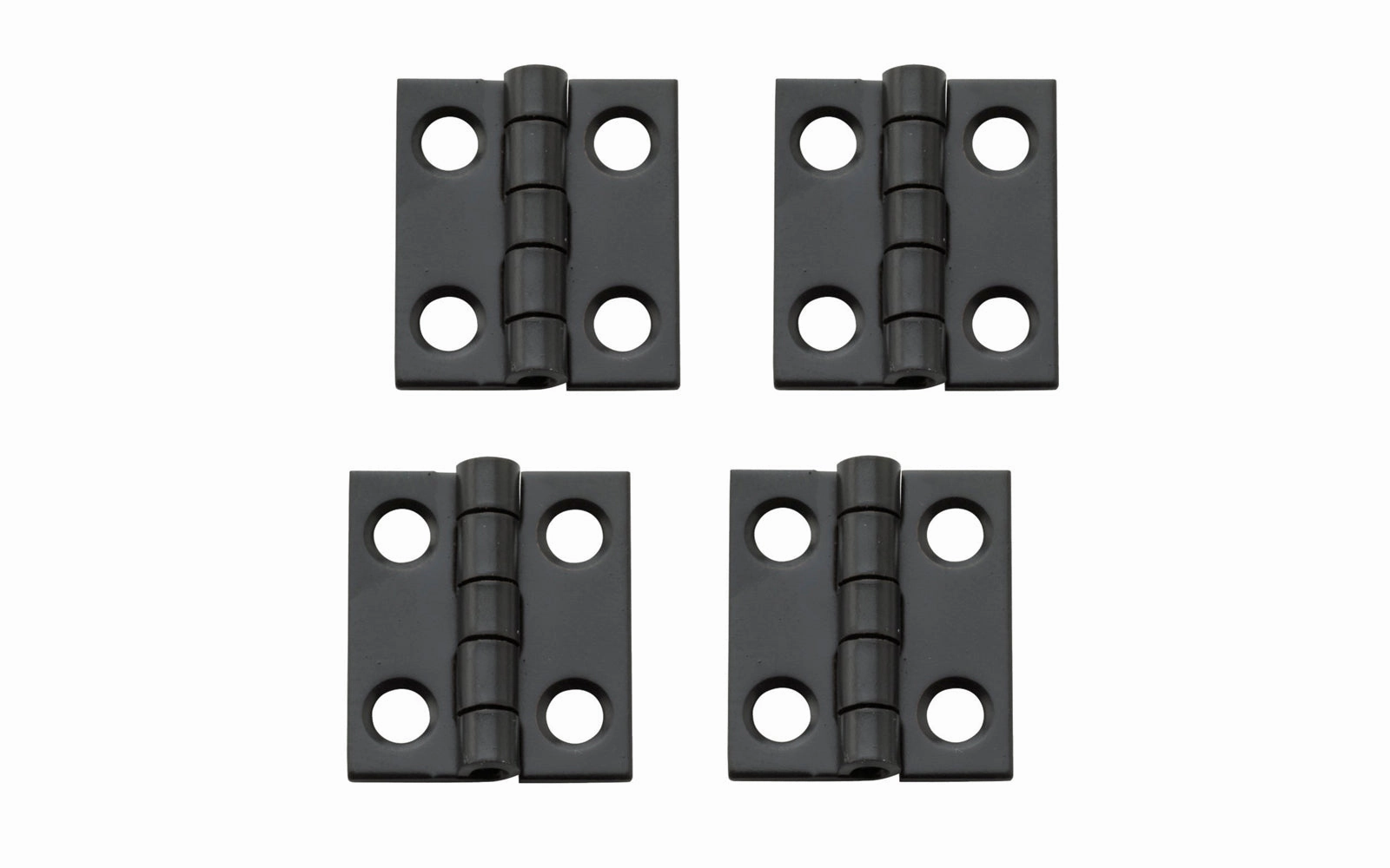 3/4" x 5/8" Oil Rubbed Bronze Hinges ~ 4 Pack