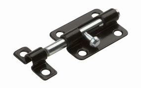 3" Black Finish Barrel Bolt