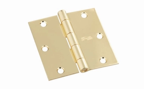 3" Bright Brass Door Hinge