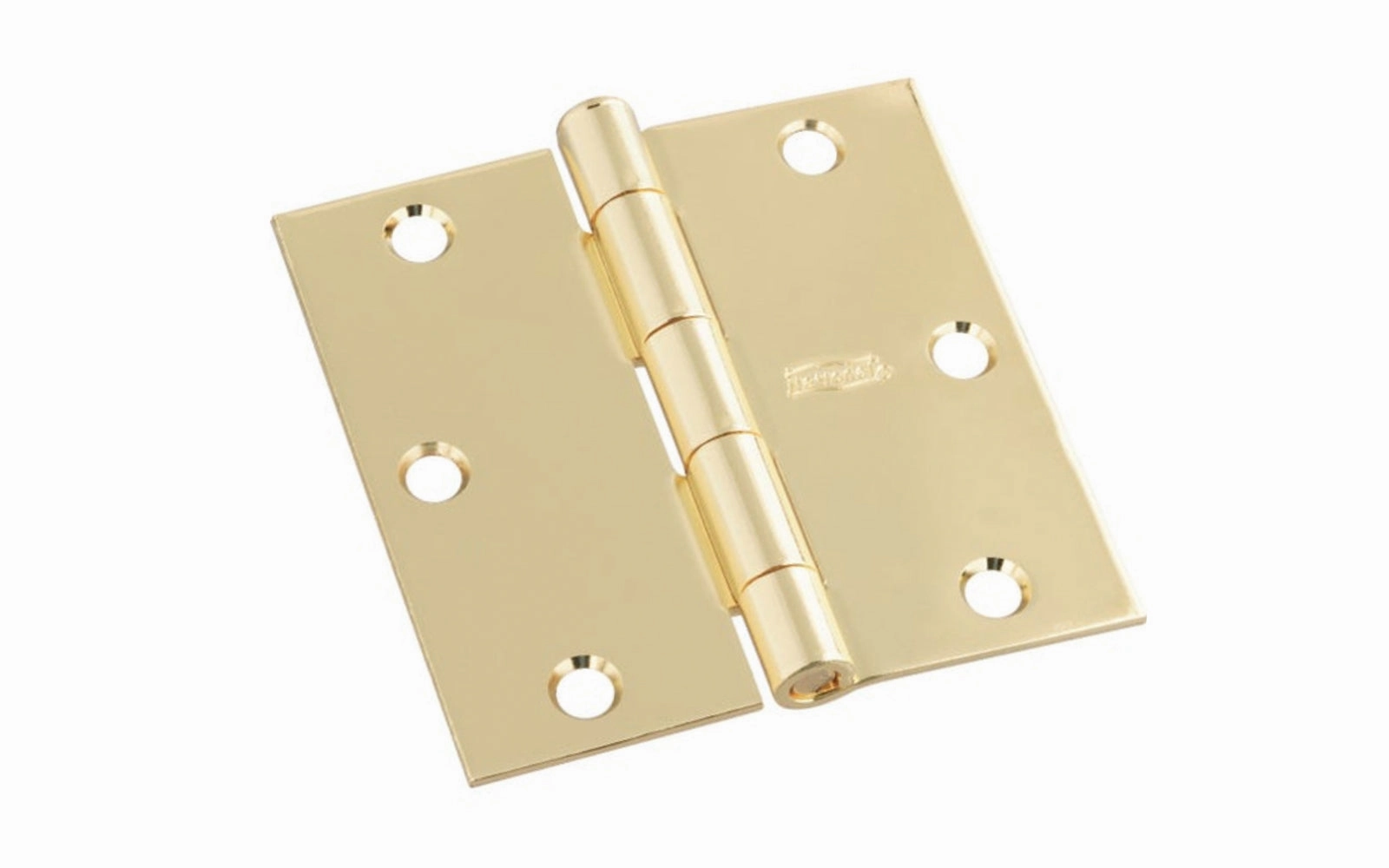 3" Bright Brass Door Hinge