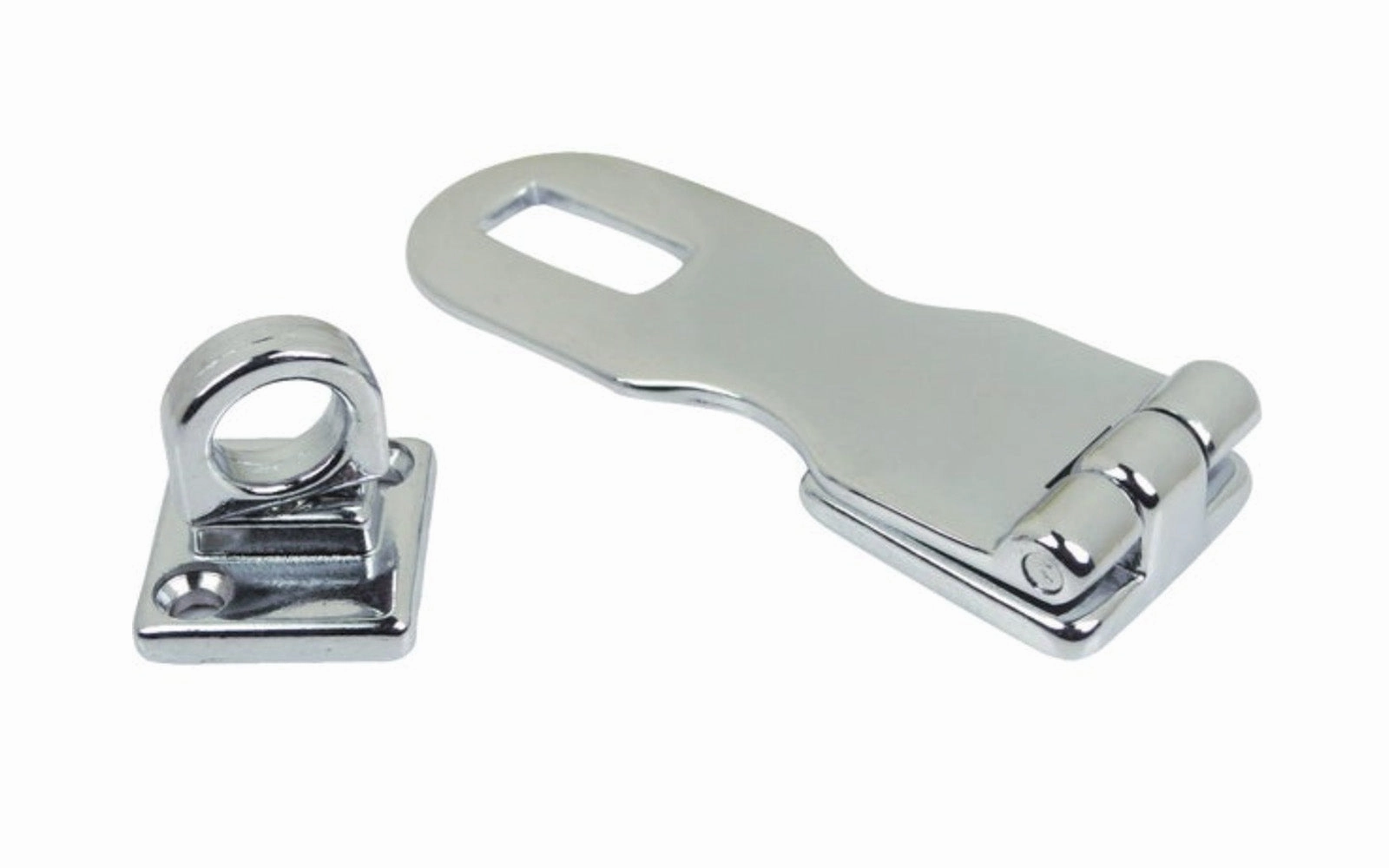 3" Chrome-Plated Brass Swivel Eye Hasp