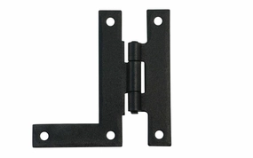 3" Forged Steel HL Hinges Black Powder Coat Finish