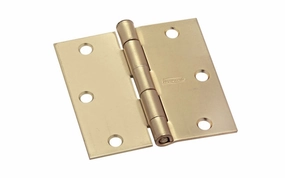 3" Satin Brass Door Hinge