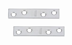 3" x 5/8" Stainless Mending Braces - 2 Pack
