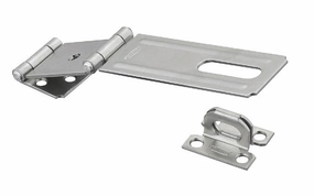 4-1/2" Double Hinge Zinc Safety Hasp