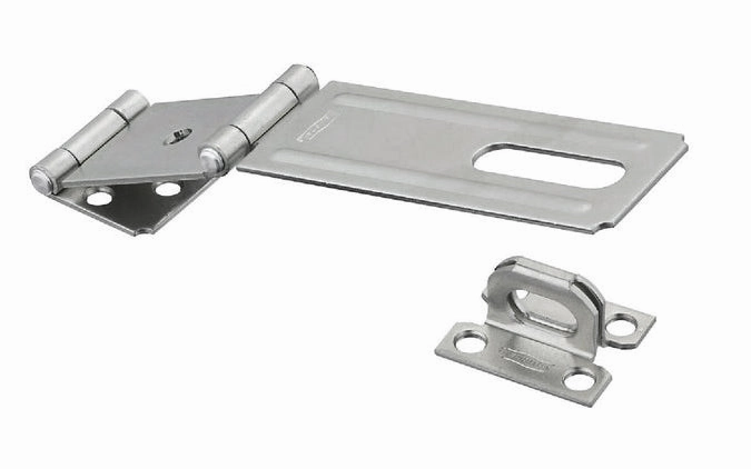 4-1/2" Double Hinge Zinc Safety Hasp